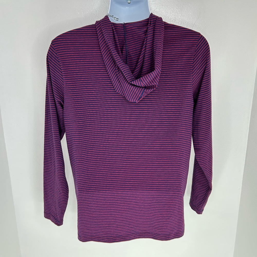 Vineyard Vines NWT Edgartown Jersey Hooded Polo Shirt Boys XL Stripes Preppy $42 - Picture 8 of 12